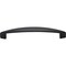 Elements 128 mm Center-to-Center Matte Black Asymmetrical Belfast Cabinet Pull 308-128BLK - alternate 3